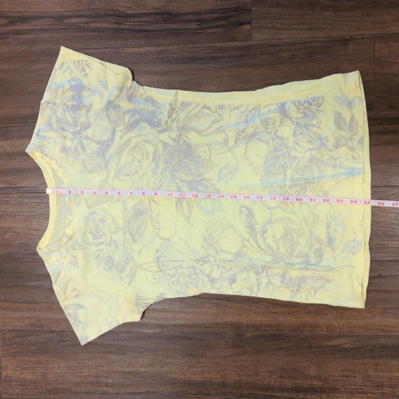 Stranded Graphic Tshirt Yellow Floral - Picture 3 of 6